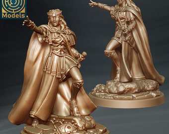 Aquila Empire: Imperatrix Aurelia - Individual Miniatures - D&D Fantasy RPG - Labyrinth Models - Roman, Empire, Rome, Female