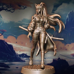 Ayuchi - Kunoichi - Valkyrie Watch VIII by Valkyrie Legends - Tabletop/Large Scale Female Fantasy/Anime Miniature