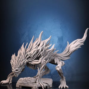 Darkbeast Paarl - Bloodbourne Style Fan Art Dragun Studios -  Large Scale Fantasy Miniature