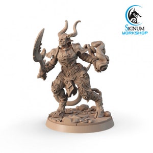 Aimar, the Poison Fire – Signum Workshop - Tiefling Miniature, D&D, Fantasy