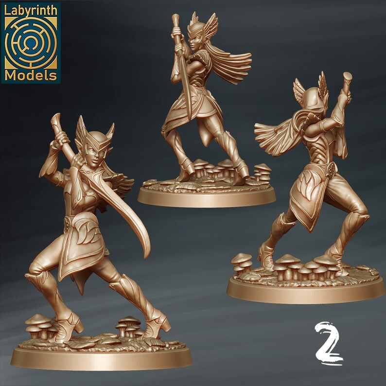 Forest Elves, Wood Elf Silver Oak Guardians Unit - Individual/set of 5 ...