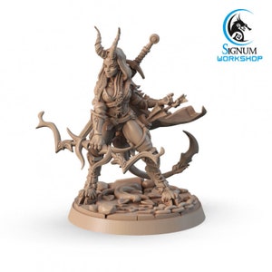 Tanrid, Archer of the Rebellion – Signum Workshop - Tiefling Miniature, D&D, Fantasy