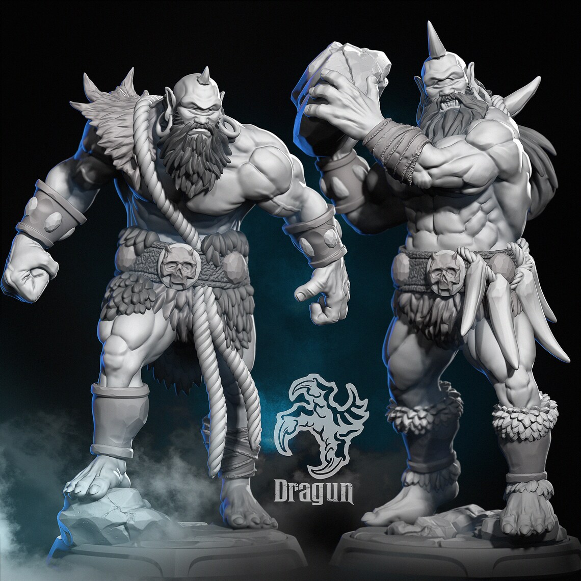 Cyclopsus Cyclops Twins Pack/individual - 3D Printed Miniatures - Dragun Studios ...