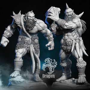 Cyclops Twins Pack/Individual - 3D Printed Miniatures - Dragun Studios - Mythology