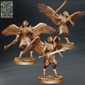 Kingdom of Kemet Horus Warrior Unit (3 Miniatures) D&D Fantasy RPG - Labyrinth Models - Tomb Kings, Egyptian