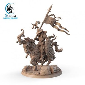 Bannerman of Plague Legion – Signum Workshop - Plague Rats & Knights Range Fantasy Miniature