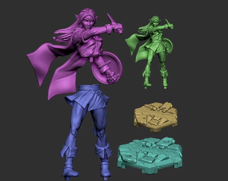 Lucia Elf Fighter - Dragun Studios - Dungeons and Dragons Inspired Fan ...