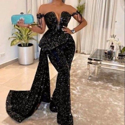 sequin party romper
