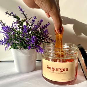 100% Natural Sugar Wax Hair Removal | Handmade Sugaring Wax | Vegan Sugarwax | Sugar Paste | Brazilian Underarms Legs Sugar Waxing