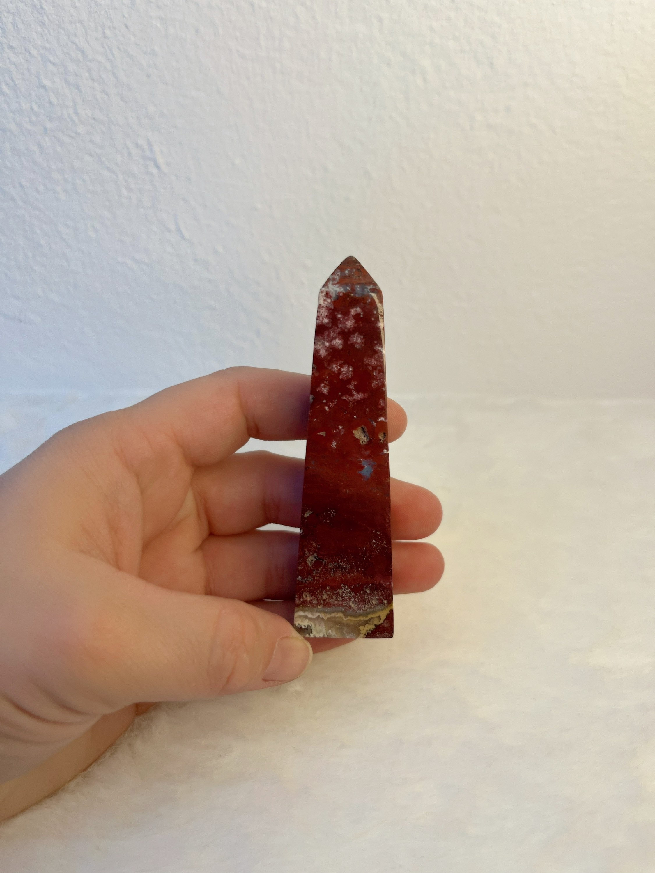 Rare Ocean Jasper Tower - Ocean Jasper - Ocean Chalcedon