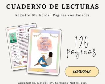 Digital reading notebook in Spanish