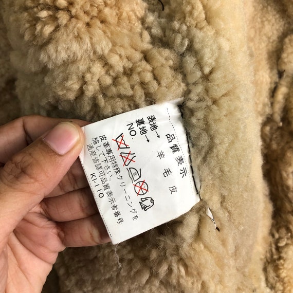 Vintage Patchwork Shearling B3 Bomber Jacket, She… - image 9