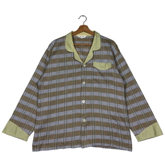 Celine, Vintage Light Jacket Celine Paris Striped Design