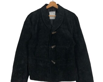 Vintage genuine leather jacket work shop yohji yamamoto