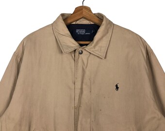 Vintage 90s Polo Ralph Lauren Harrington Jacket, Blanket Lining