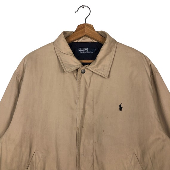Vintage 90s Polo Ralph Lauren Harrington Jacket, Blanket Lining