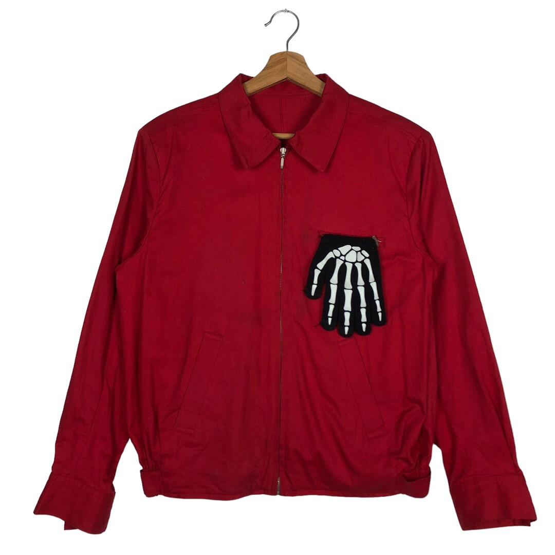 70〜80s MA-1 Buy PICK!!! 70's Vintage Bomber Jacket Ma-1 Design Moving Blue