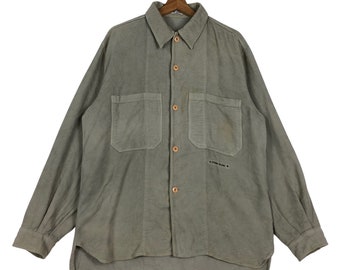 PICK!!! Vintage Stone Island Cotton Overshirt | 90s Archive Utility Shirt Jacket | Italian Designer Casual Workwear