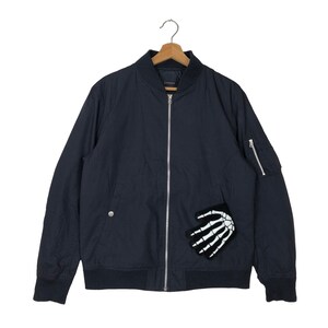 Vintage 90s Alpha Industries MA-1 Bomber Jacket, USA Made, Medium