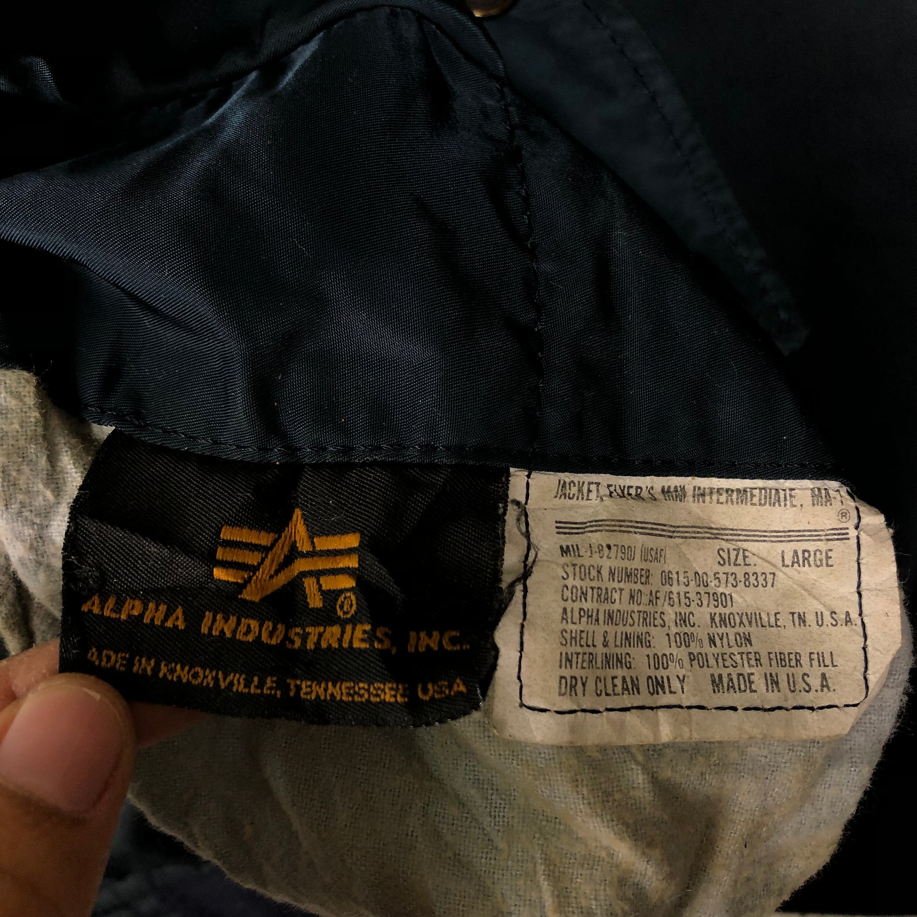 ジャケット・アウター al.pha MA-1 made in USA 71 k*- vintage Vintage Alpha Industries Bomber Made In USA | eBay