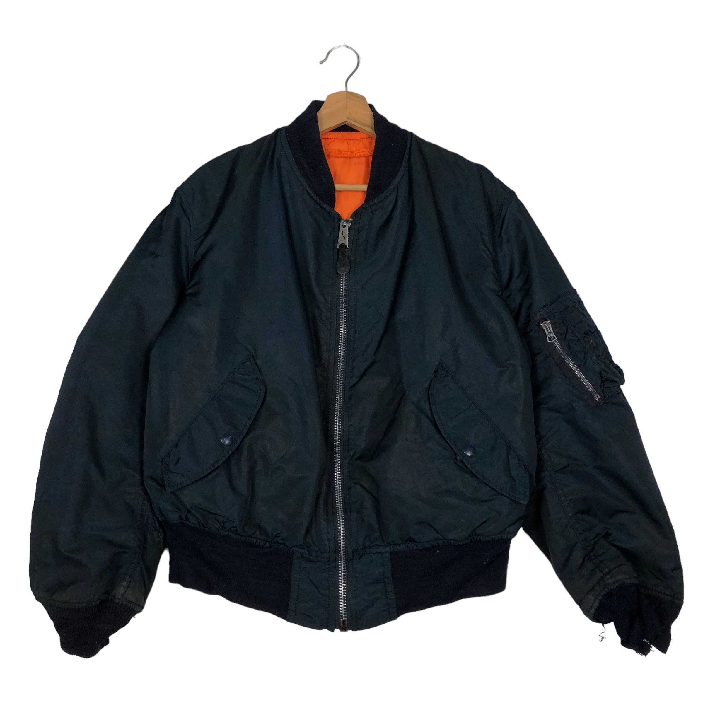 ジャケット・アウター ALPHA INDUSTRIES MA-1 made in USA PICK!!! Vintage 90's Ma-1 Bomber Jacket Alpha Industries