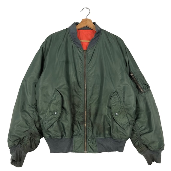 OLDUNIQLO MA-1ジャケット Mサイズ オリーブ PICK!!! Vintage UNIQLO MA-1 Bomber Jacket Green Flight Jacket