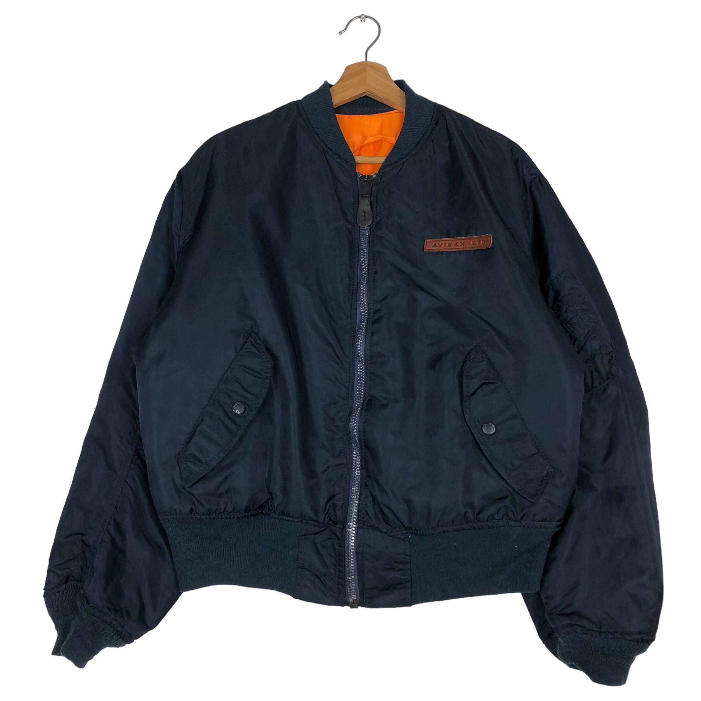 PICK!!! Vintage Ma-1 Reversible Bomber Jacket Avirex LTD USA