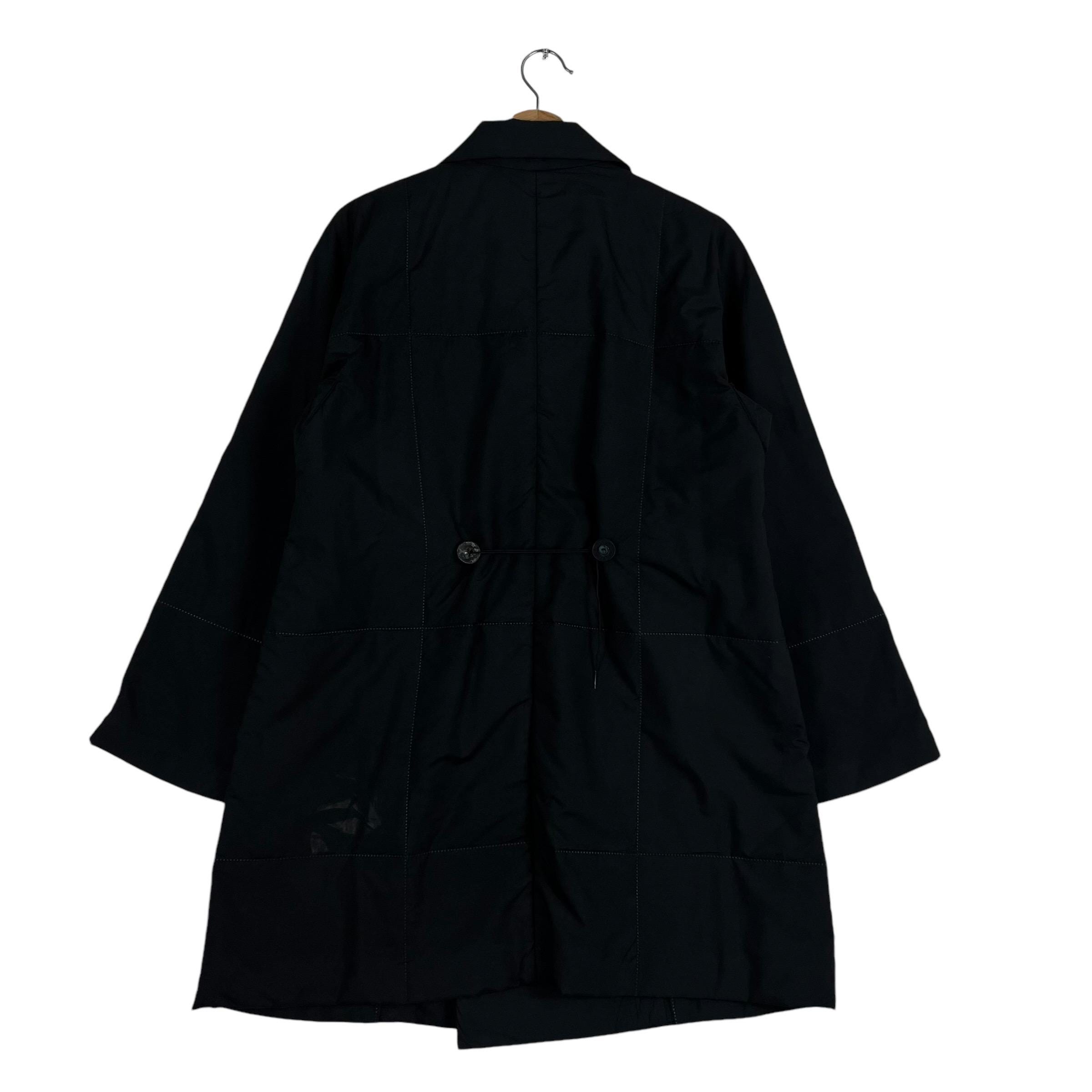 ジャケット・アウター Pleats Please Issey Miyake Long Coat Pleats Please Issey Miyake December Pleated Button-Front