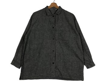 Vintage Chore Worker Jacket Workshop Japan Yohji Yamamoto Button Medium Size Estimate Very Rare Hard To Find