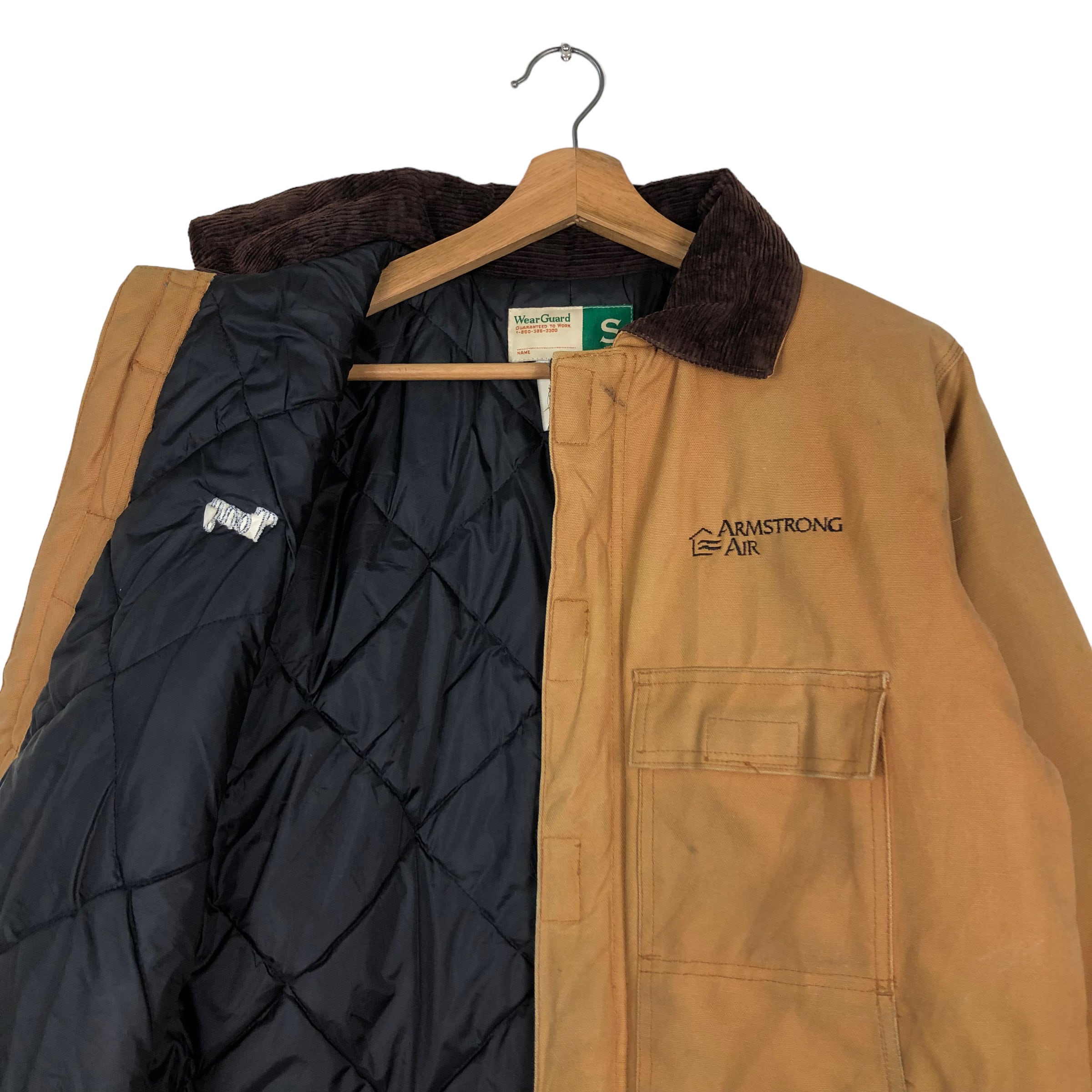 ヴィンテージ古着(ジャンパー) WEATHER GUARD スコットランド製 Vintage Wear Guard Canvas Chore Jacket, Blanket Lined, Corduroy