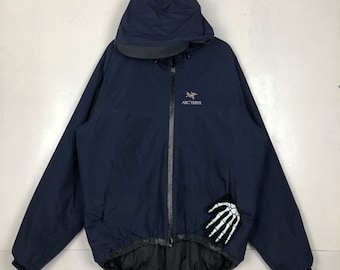 PICK!!! Goretex Arc’teryx Zipper Jacket Hoodie Blue Colour Waterproof