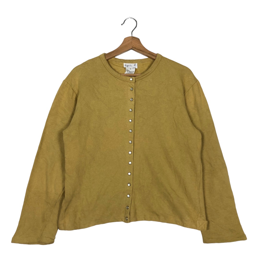 90s ~00s Vintage agnès b Sweat Cardigan s-l400.jpg