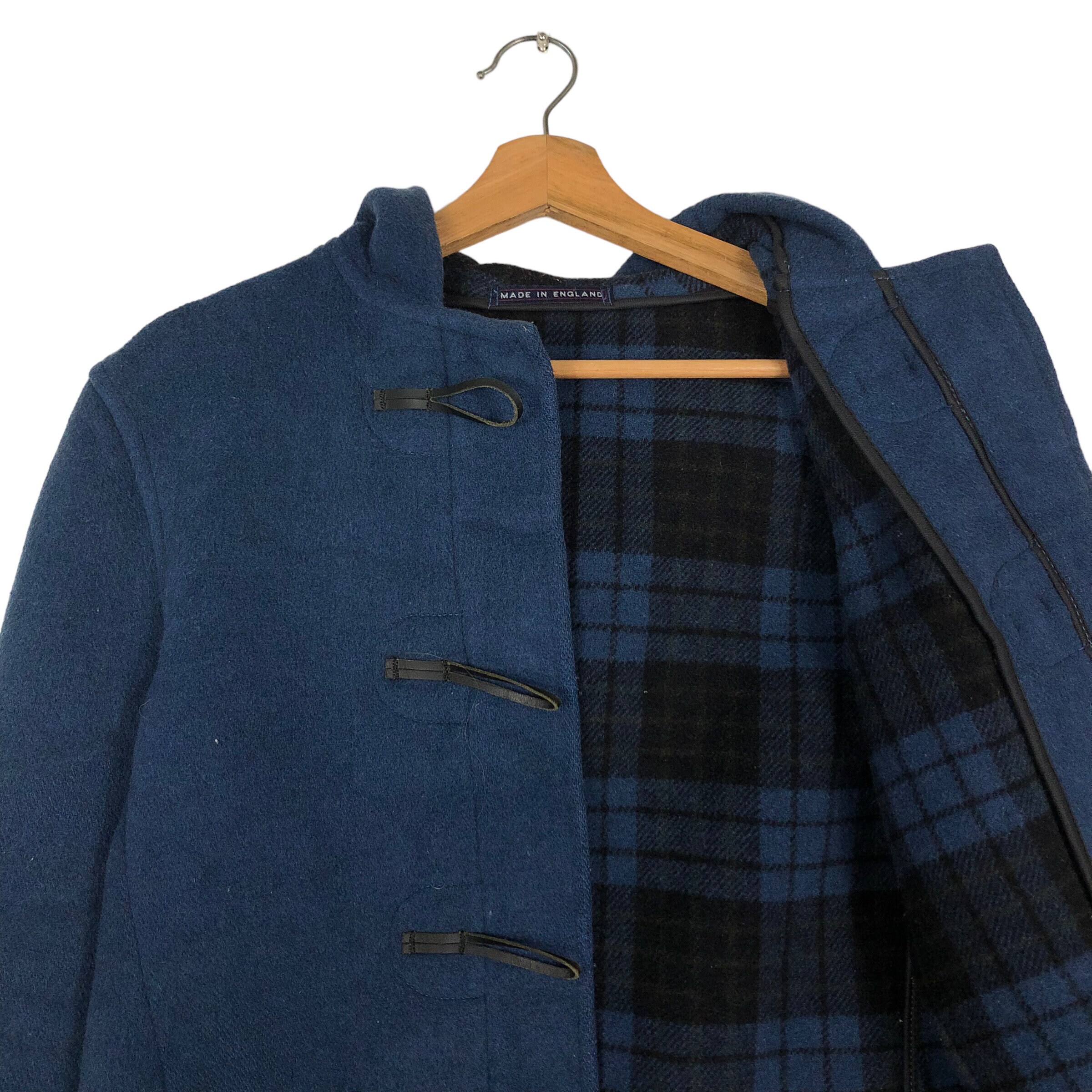 Vintage Wool Duffle Jacket Herringbone Gloverall England - Etsy