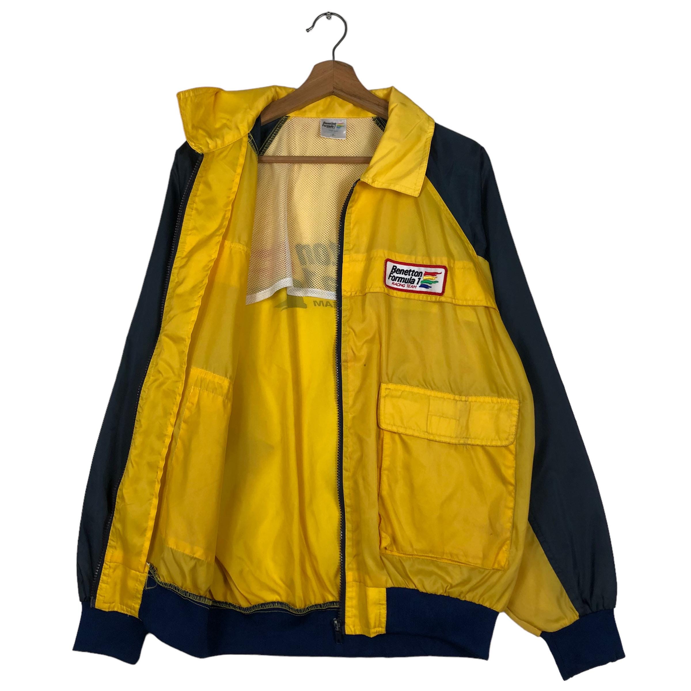 美品 Benetton Formula 1 ブルゾン ジャンパー メンズ PICK!!! Vintage Bomber Jacket Benetton Formula 1 Racing Team