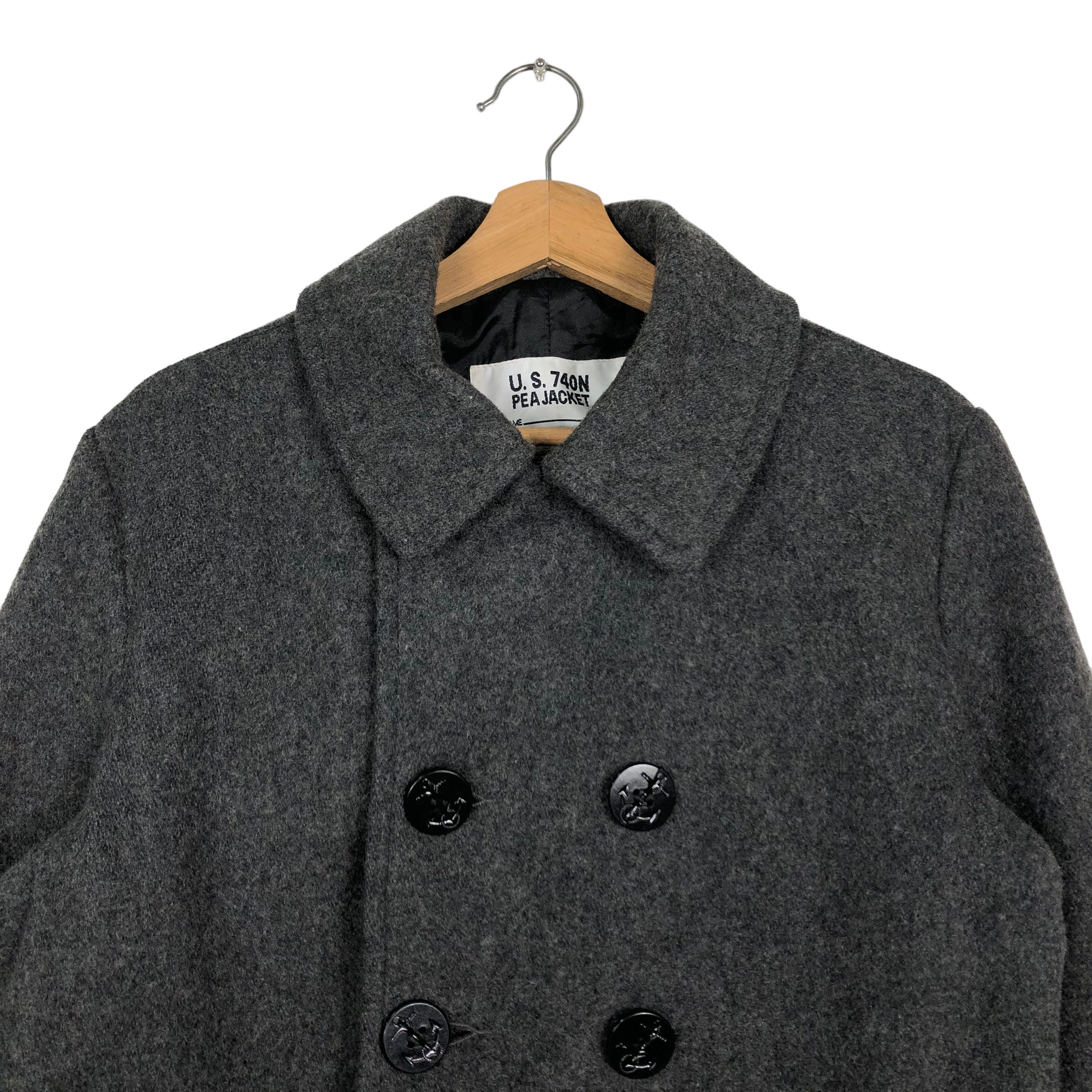 ジャケット・アウター 30s Special Vintage Double Brested Coat Size 36/38 Vintage 1930s 4x2 Patch Pocket Belt Back Double