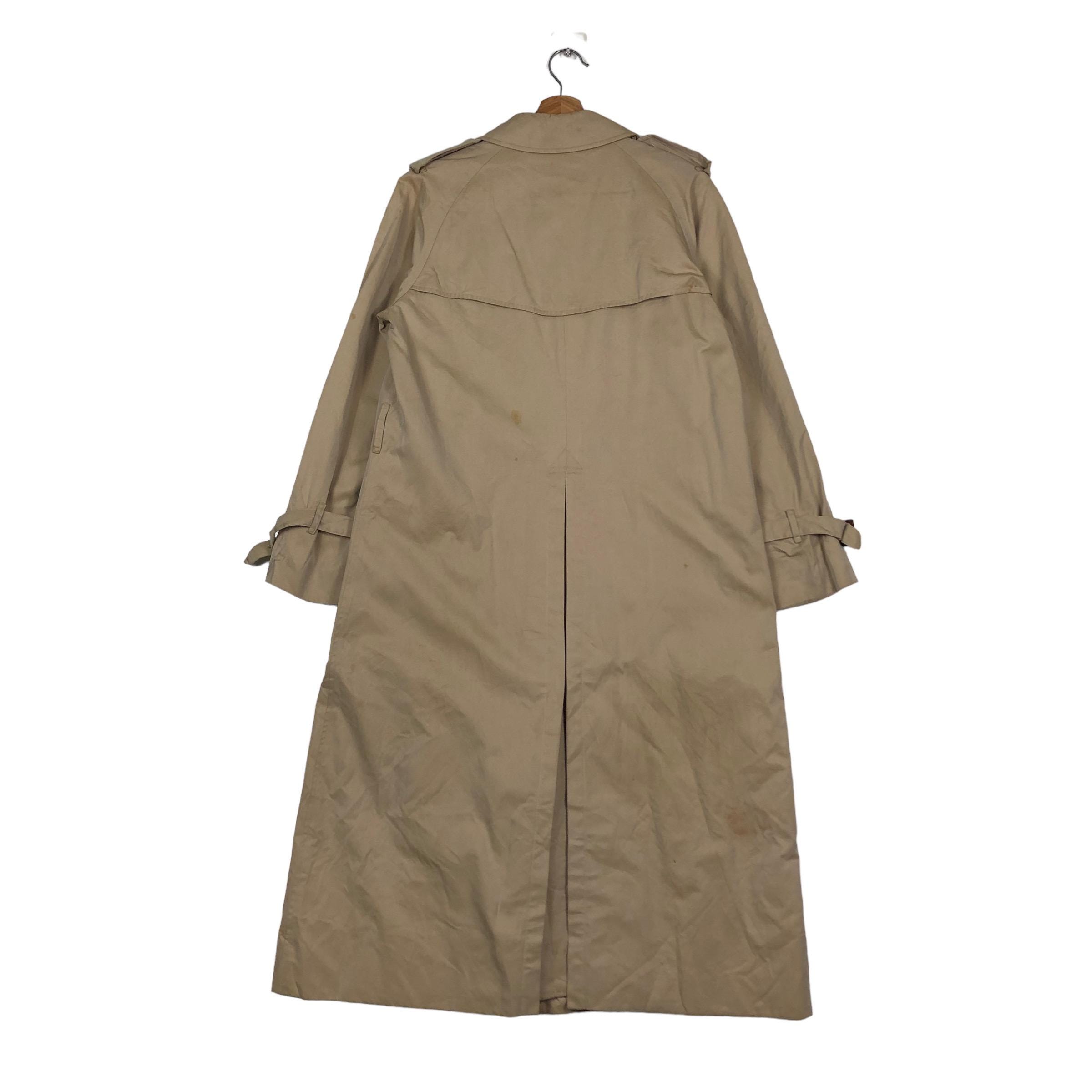 Vintage Burberrys Made in England Long Jacket Trench Coat Nova