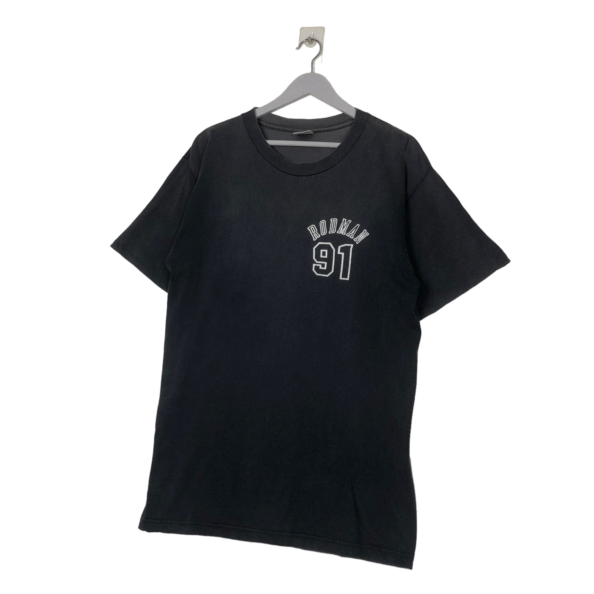 PICK !! レアデザイン ヴィンテージ 1991 デニス・ロッドマン Tシャツ