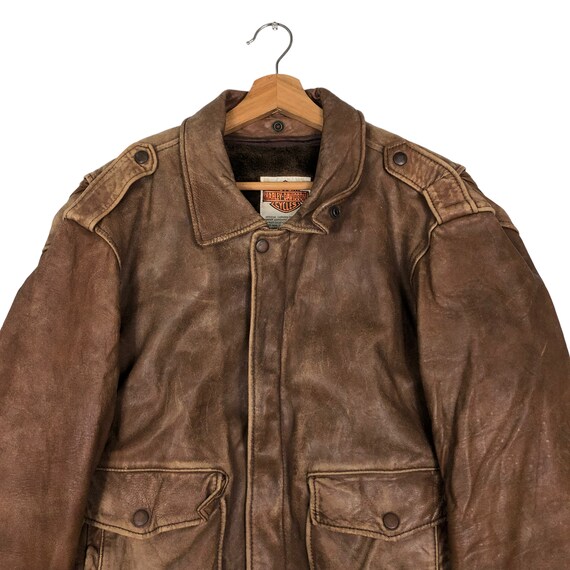 PICK!!! True Vintage 80's Biker Genuine Leather J… - image 3