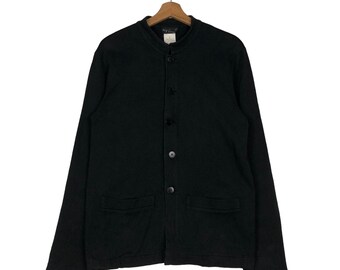 Vintage 90s Agnes B Homme Paris Black Full Zip Track Jacket | Made