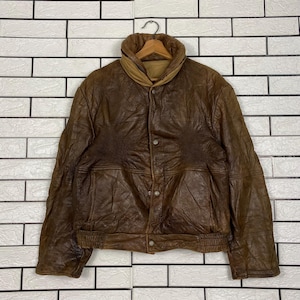 Robert Comstock Leather Jacket for Men - Etsy