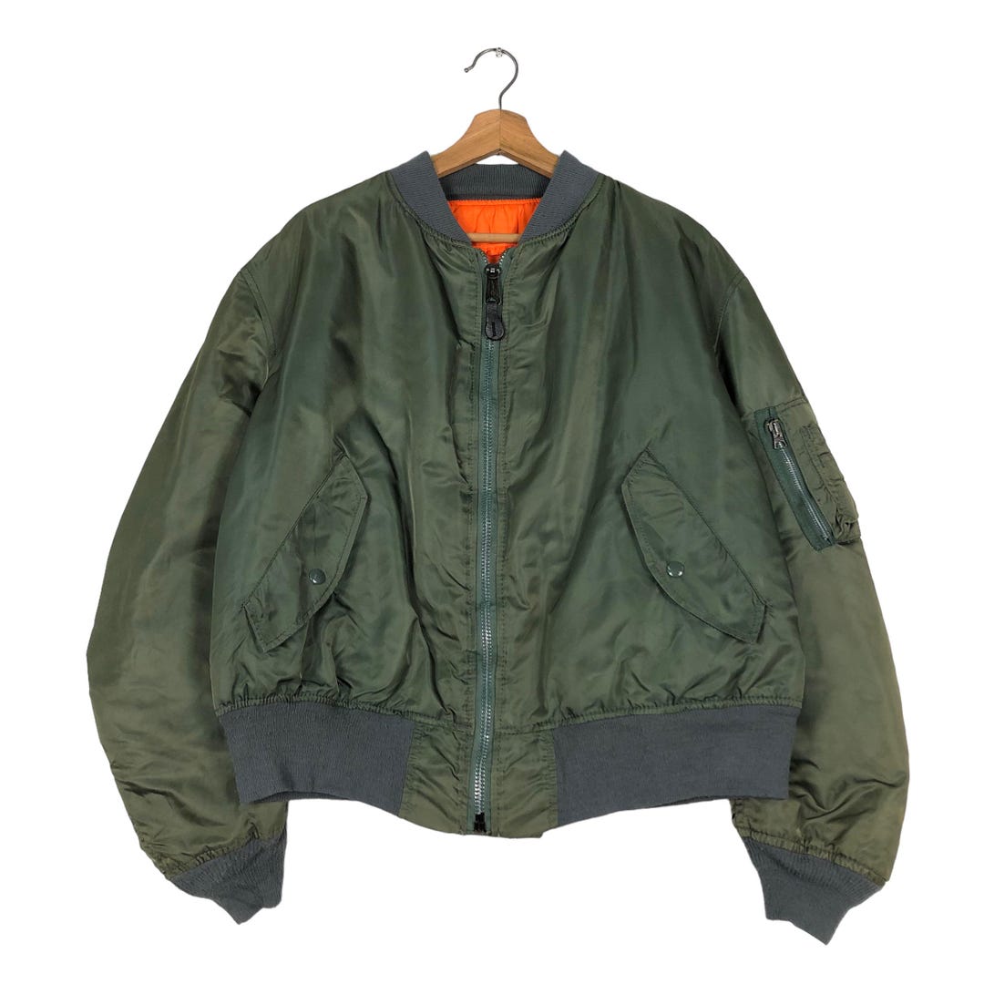 ジャケット・アウター cooper VINTAGE MA-1 MADE IN USA PICK!!! Vintage Ma-1 Reversible Bomber Jacket Alpha Industries