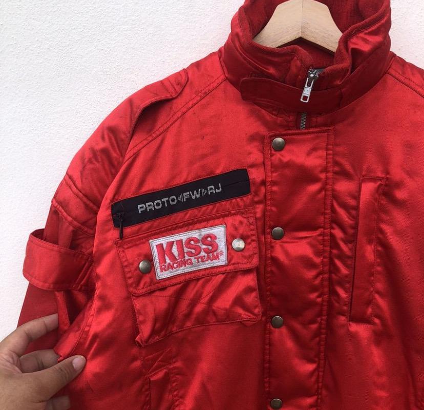 Vintage KISS Racing Team Bomber Jacket, Red, Large - Etsy