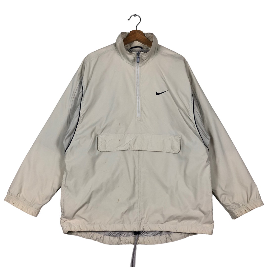 ジャケット・アウター NIKE vintage anorak hoodie PICK!!! Vintage 90's Anorak Jacket Half Zipper Nike Bomber