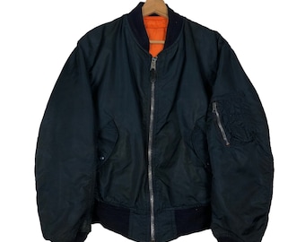 PICK!!! Vintage 90's Ma-1 Bomber Jacket Alpha Industries