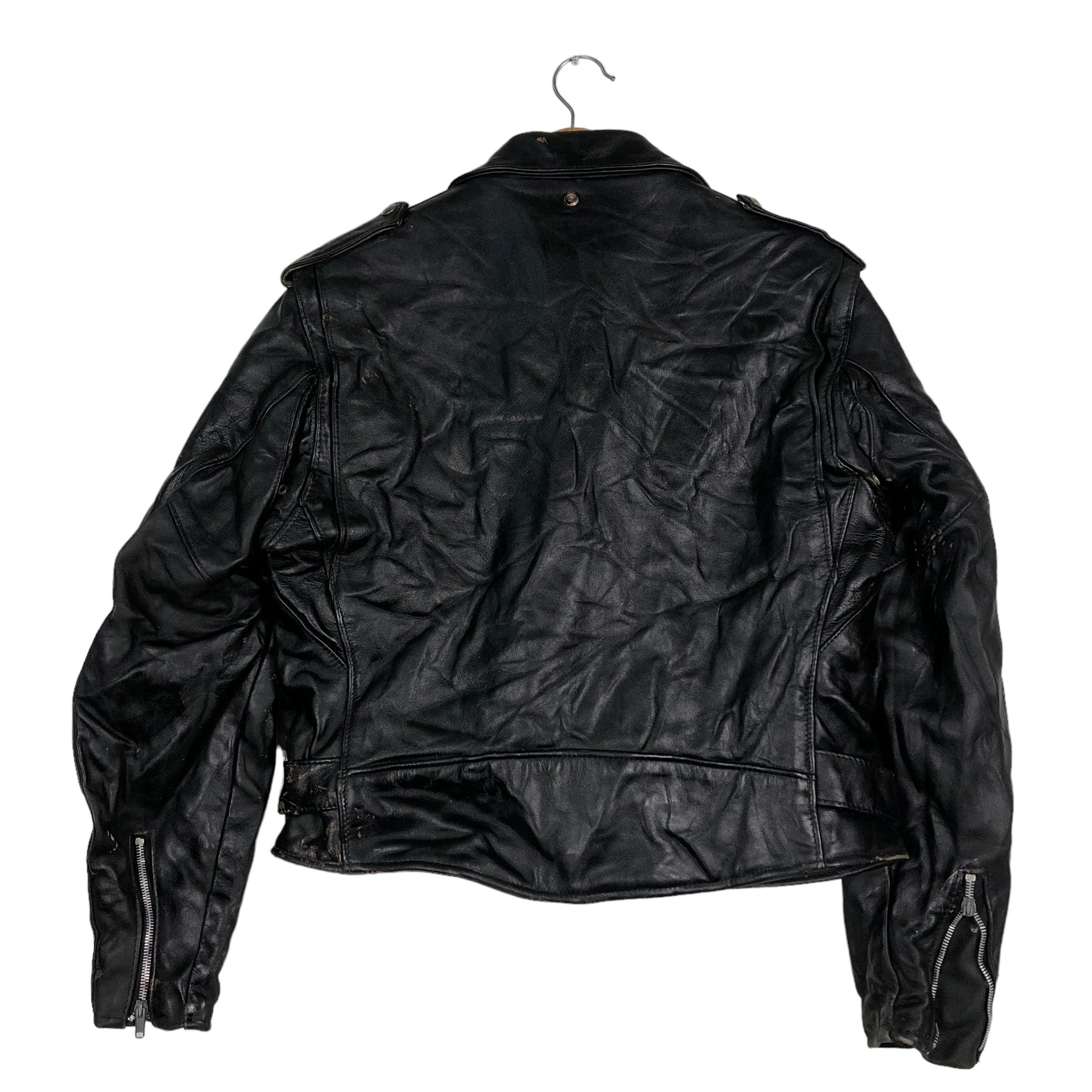 Vintage Schott Perfecto Biker Jacket, Double Collar Cafe Racer