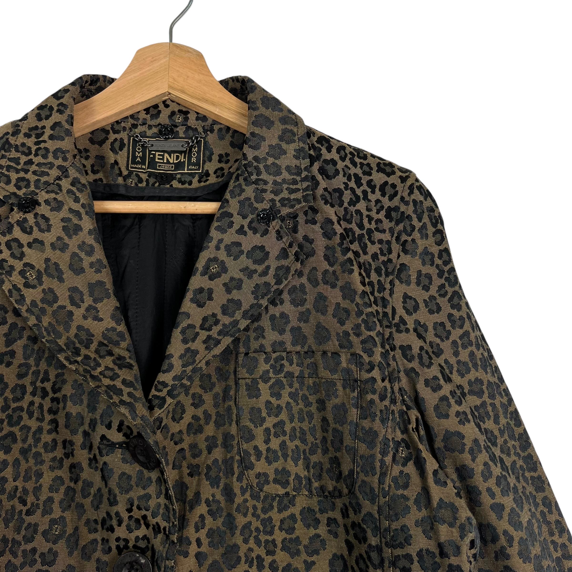 PICK!!! ヴィンテージ ロングジャケット フェンディ ズッカ柄 水玉模様