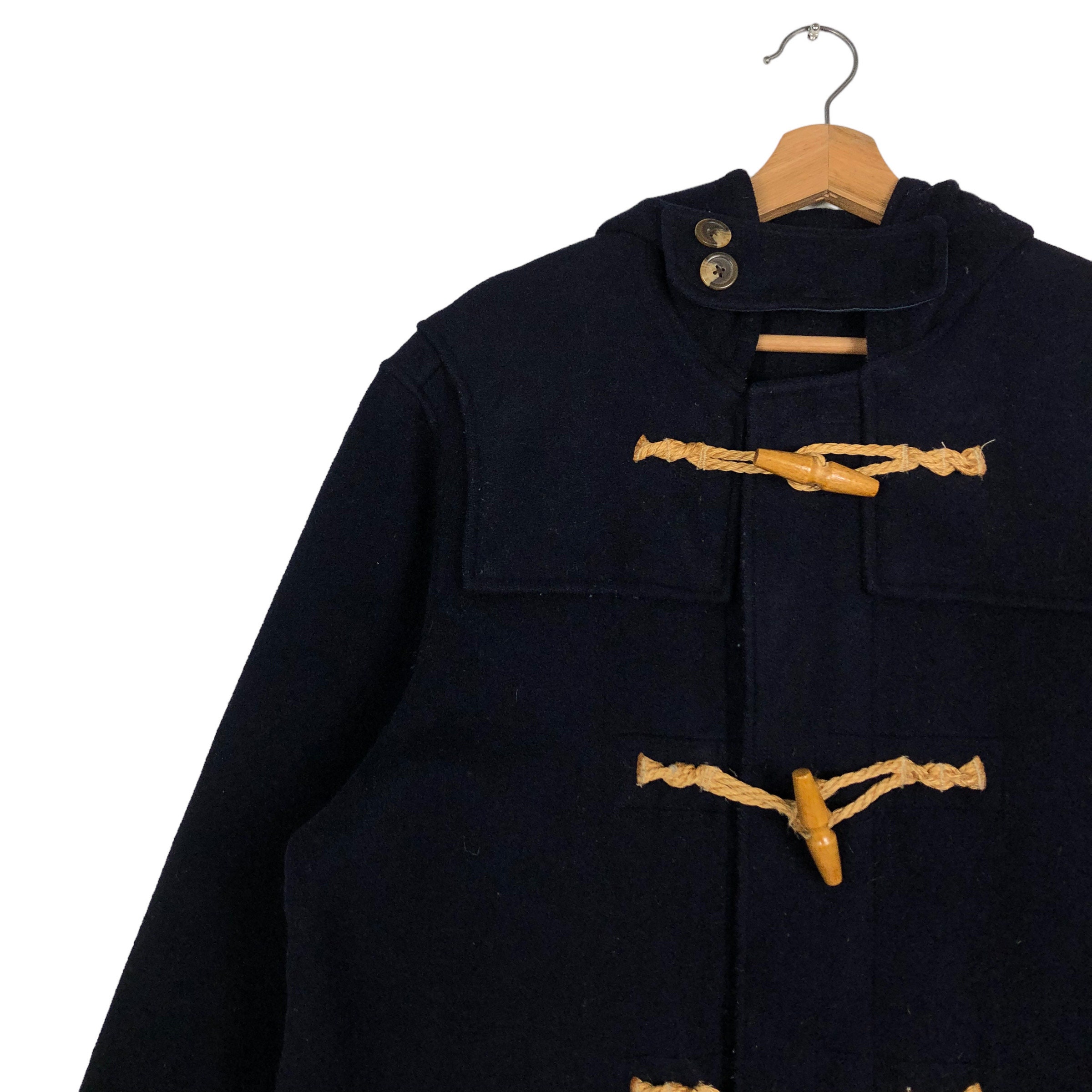 Vintage Long Duffle Jacket Wool Polo Ralph Lauren Made in USA - Etsy