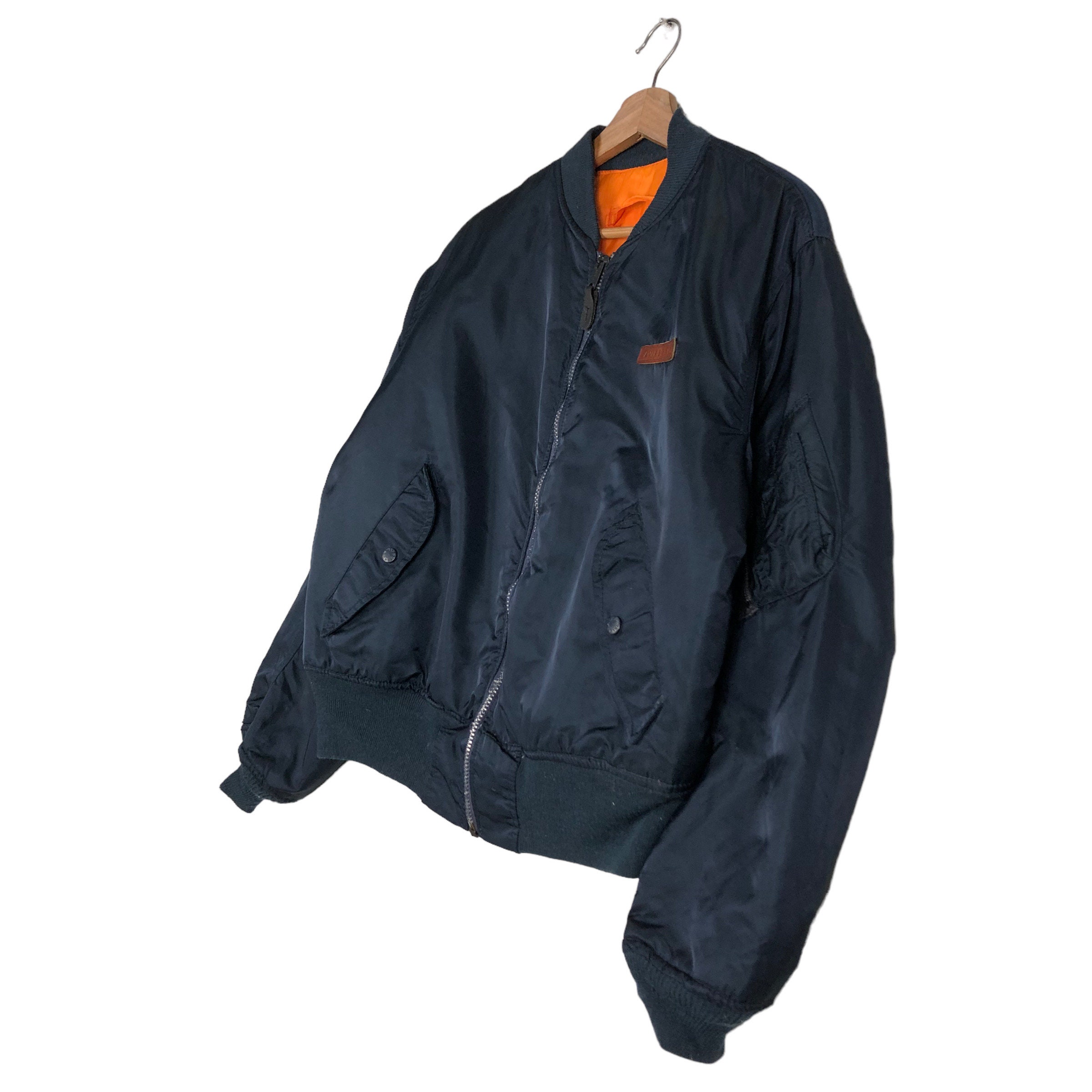 PICK!!! Vintage Ma-1 Reversible Bomber Jacket Avirex LTD USA