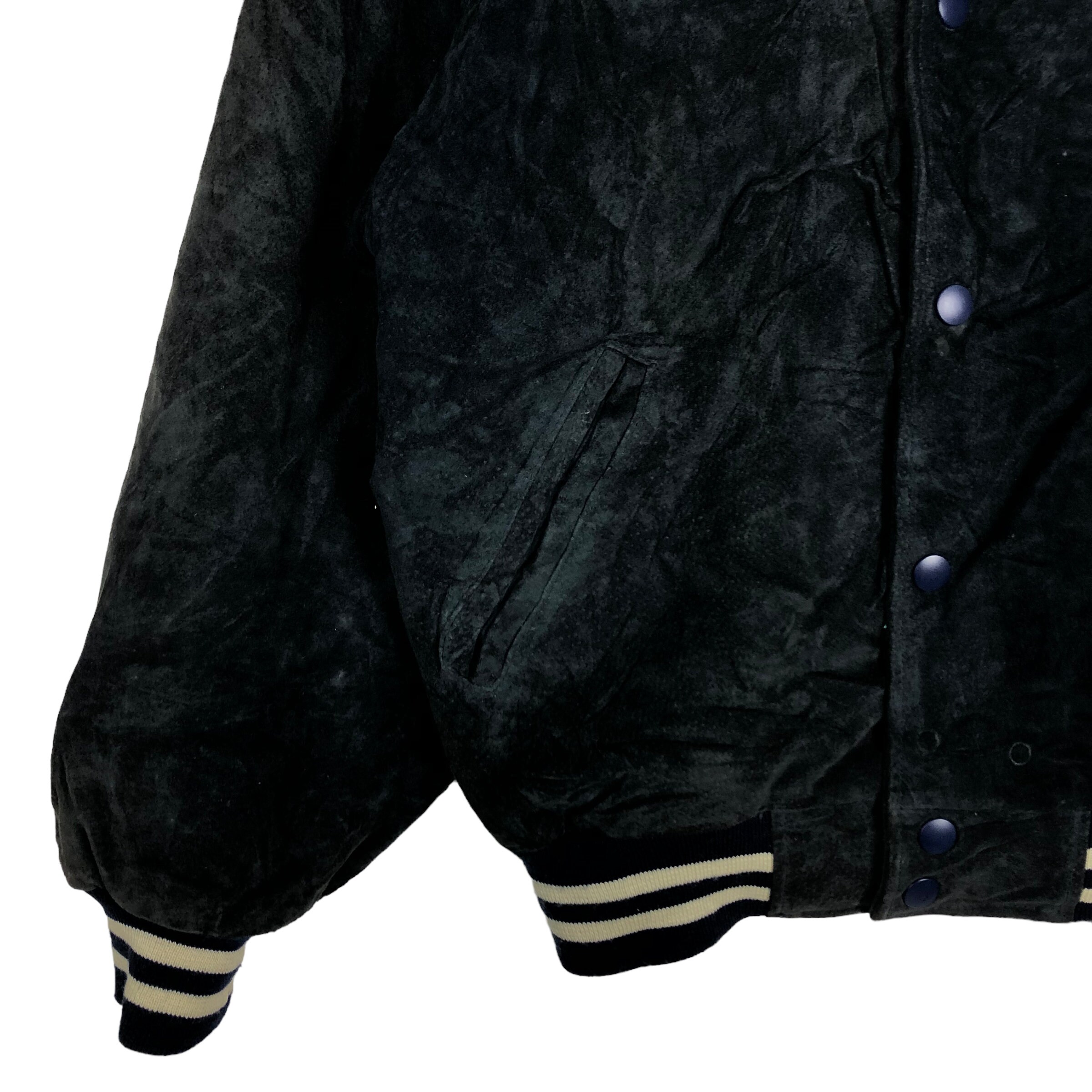 ジャケット・アウター 90s converse suede leather bomber jacket PICK!!! Vintage 90's Suede Leather Bomber Jacket Converse