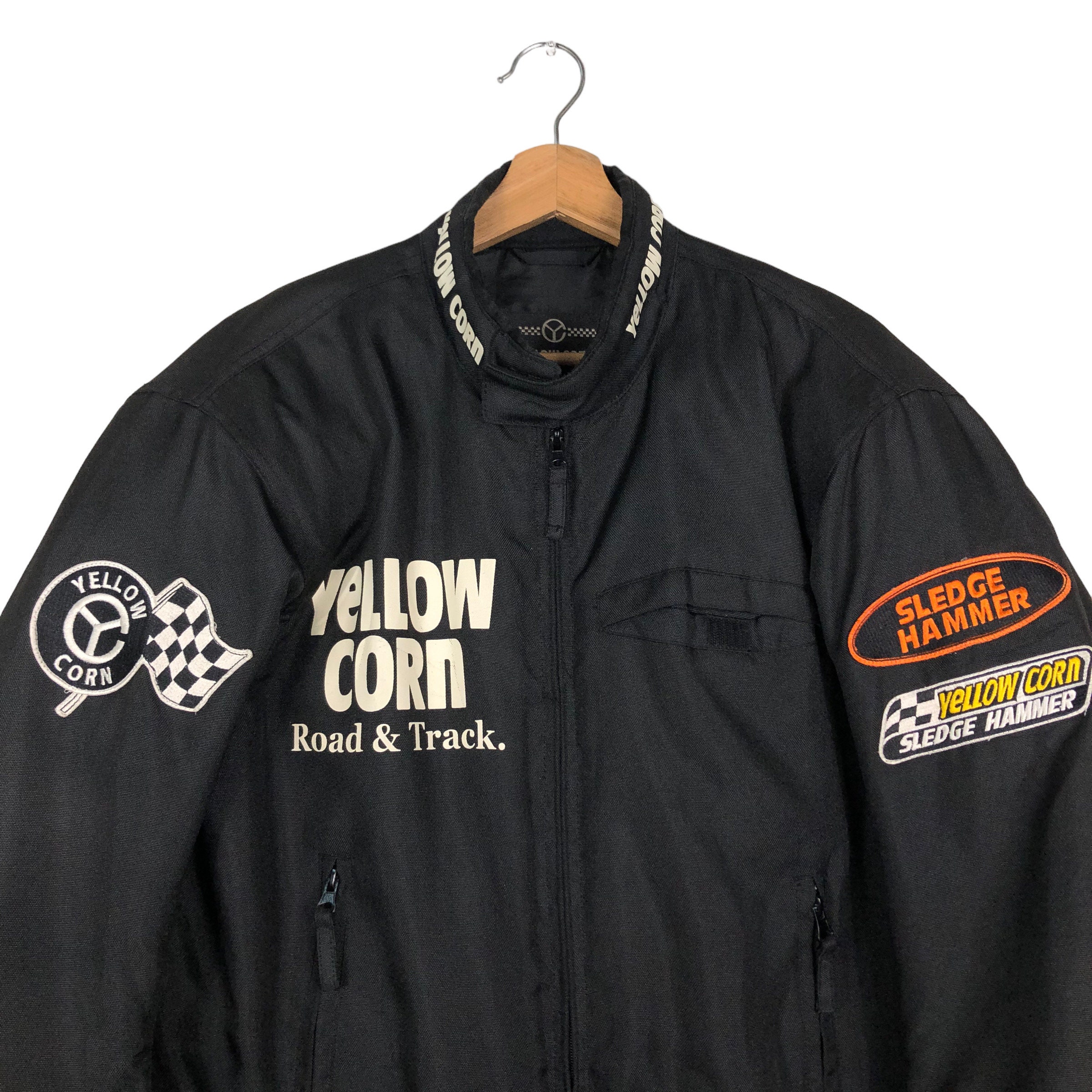 Vintage Yellow Corn Motor Sports Equipment Tokyo Yokohama Racing